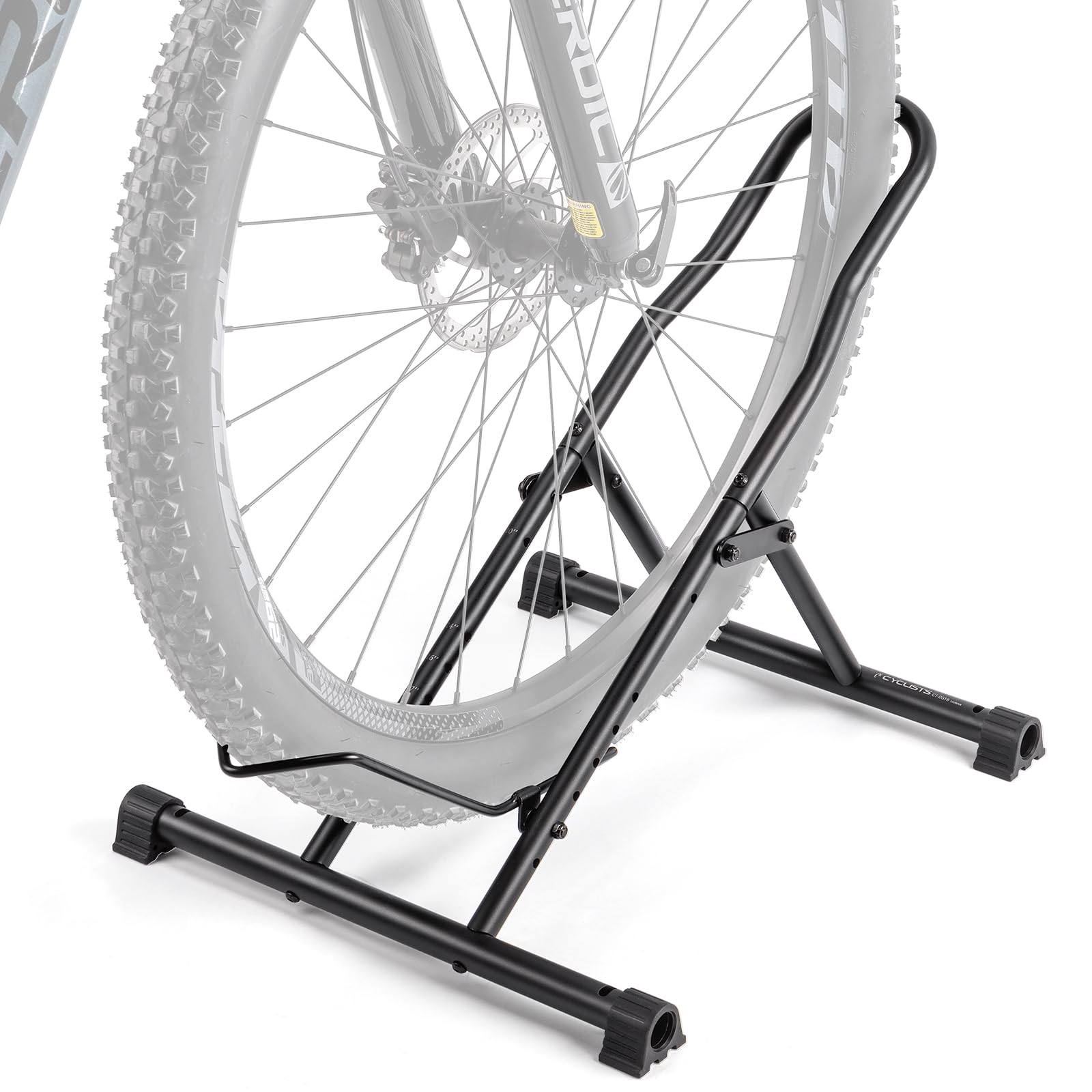 cyclists Soporte de suelo para bicicletas de interior – Soporte para bicicletas de aparcamiento de suelo para garaje/casa – Soporte de almacenamiento para bicicletas de montaña y bicicletas de