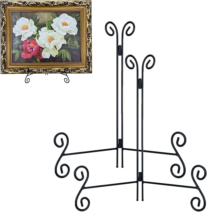 Plate Stand, 12 Inch Plate Holder Display Stand 2 Pack