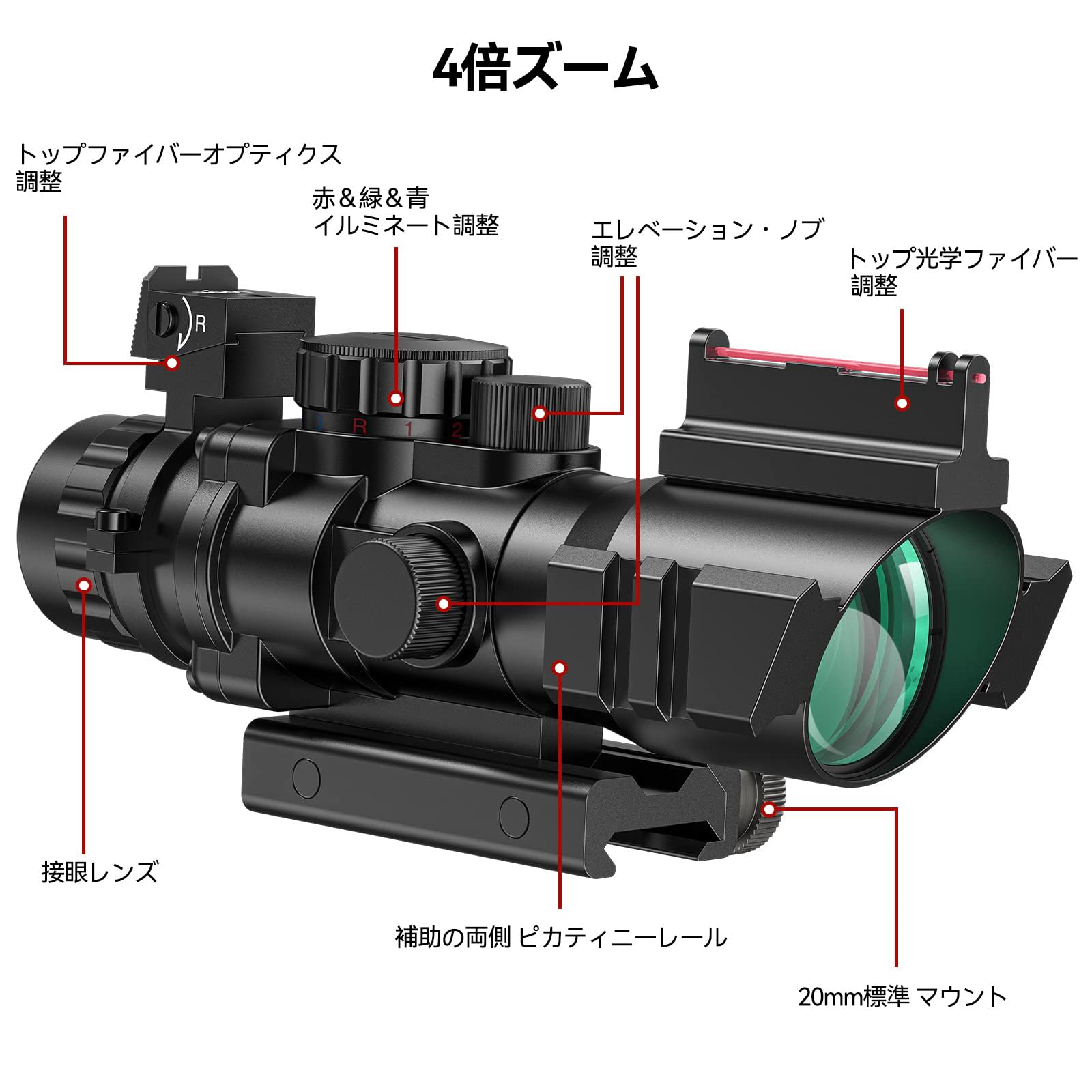 サイトロン 1.75-4x32 CQB MD Amazon.com : Osprey Global SD4X32MDG : Osprey Standard
