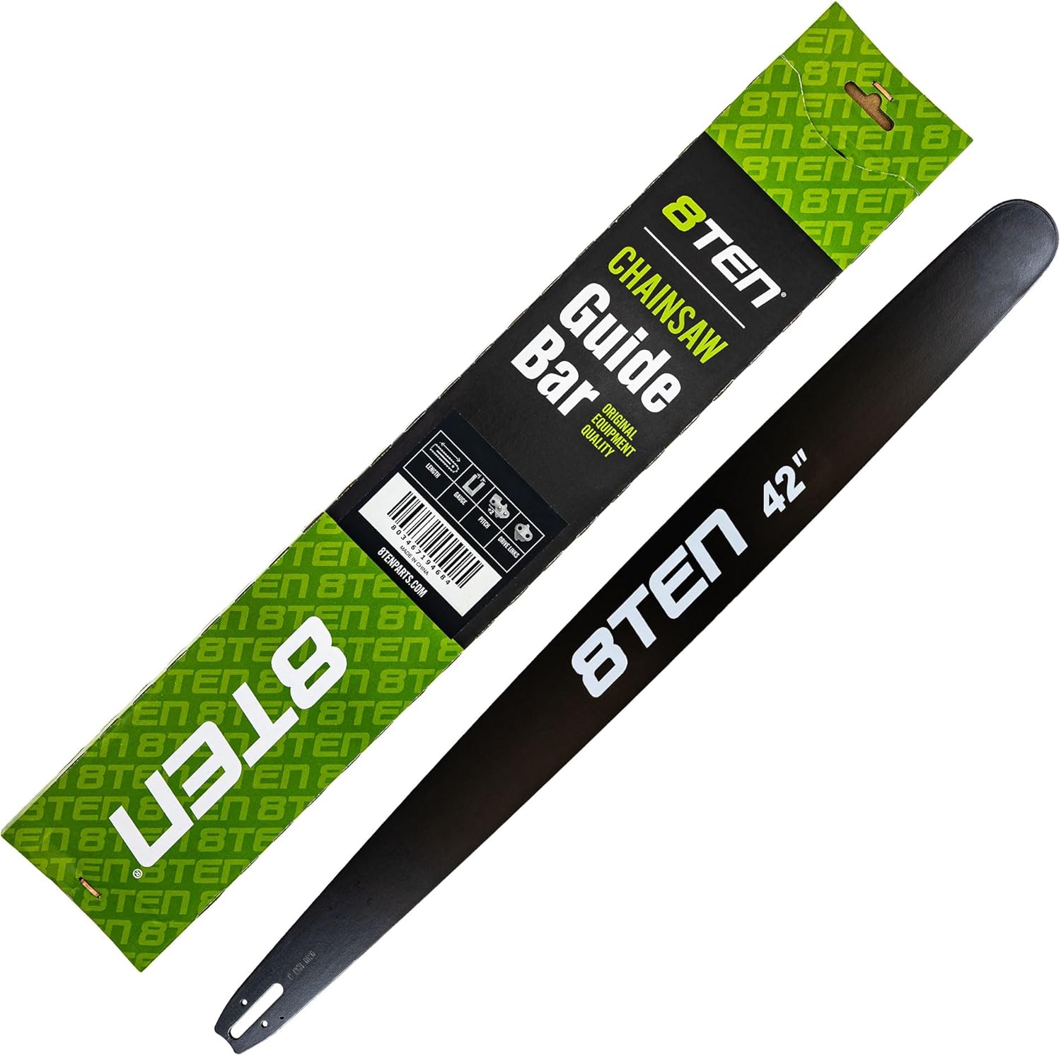 8TEN 42 Inch Chainsaw Guide Bar .063 3/8 135DL Chain for Stihl 066 044 088 064 029 036 046 032 034 038 031 Hardnose