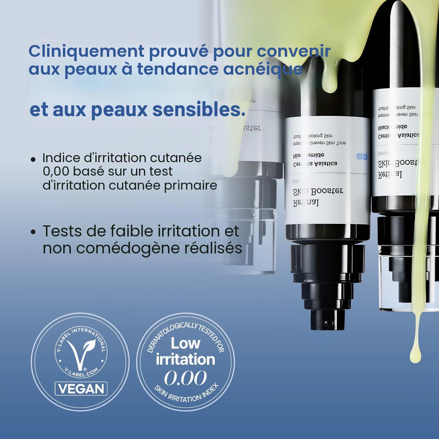 MEDITHERAPY Sérum Retinal Skin Booster, Adapté Aux Débutants, Anti-Âge, Rétinol Non Irritant Pour Le Visage Et Le Corps, Minimise Les Pores, Traitement Des Rides, 150 Ml, Jaune