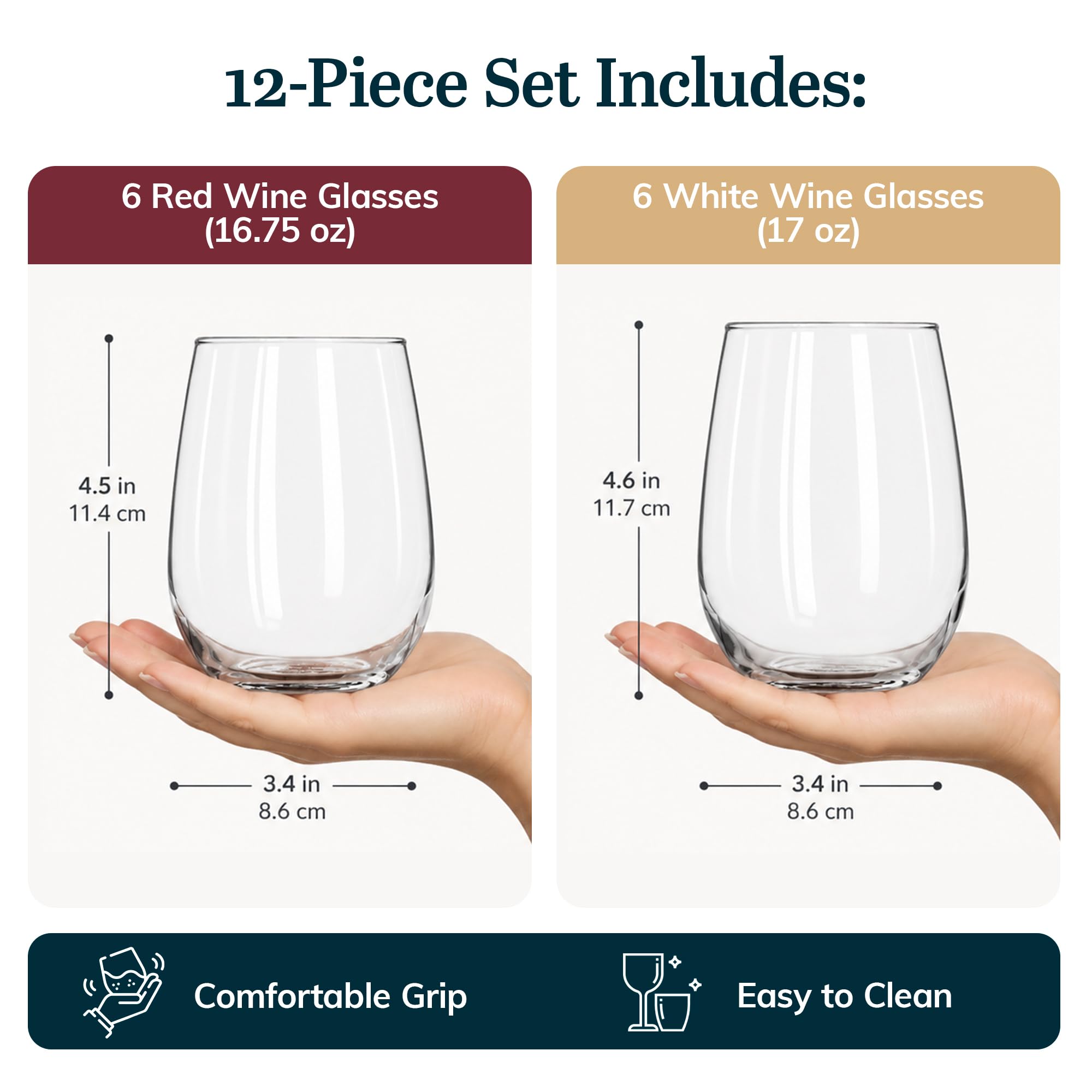 thin glass wine glasses 18oz Stemware Handblown Thin Rim Wine Glass 2pcs
