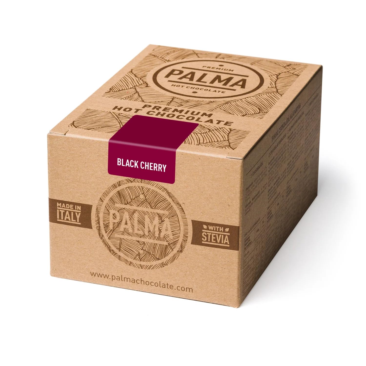 PALMA Italian Hot Chocolate Sachets - Black Cherry | 250g (10 Servings)