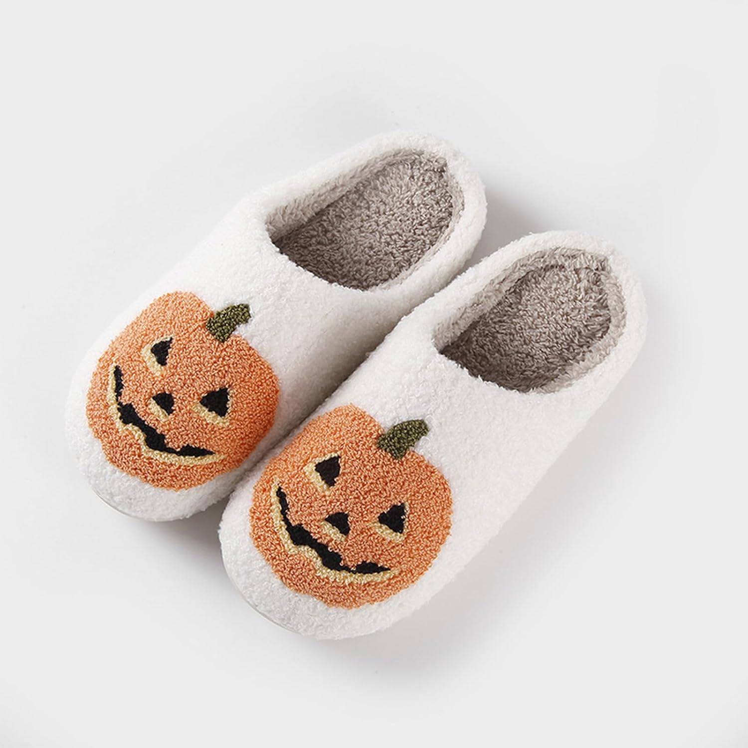 Pumpkin Slippers for Women Men Halloween Slippers Spooky Slipper Halloween Gifts for Woman