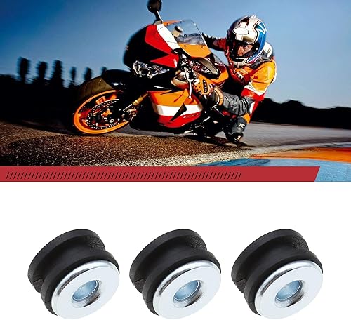 Miniatura 3 de SING F LTD Juego de 20 arandelas de goma M6 para motocicleta, piezas de carenado, arandela amortiguadora, cojín de alivio de presión, universal para