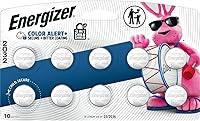 Vista 8 de Energizer 2032 - Baterías de litio de 3 V (paquete de 10), pilas de botón con protector para niños 3 en 1