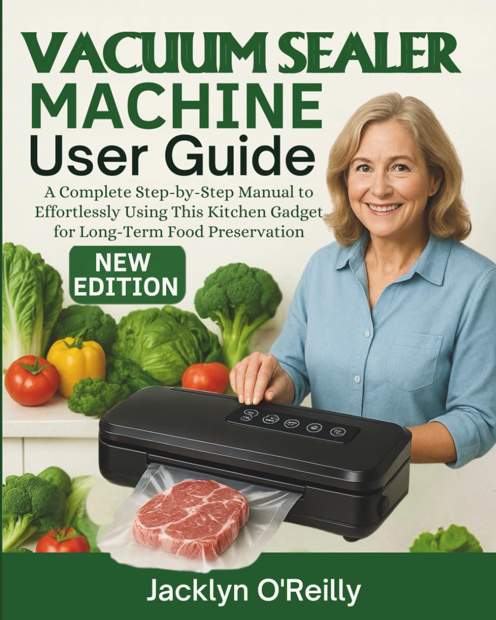 Vacuum Sealer Machine User Guide: A Complete Step-by-Step Manual to Effortlessly Using This Kitchen Gadget for Long-Term Food Preservation