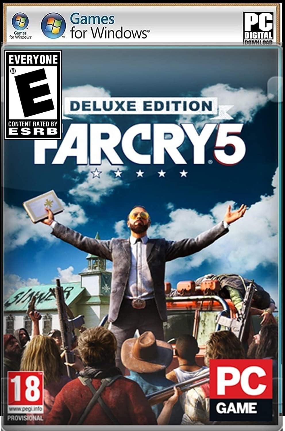 Far Cry 5 Deluxe Edition Pc Game No Online Multiplayer | Desertcart ...