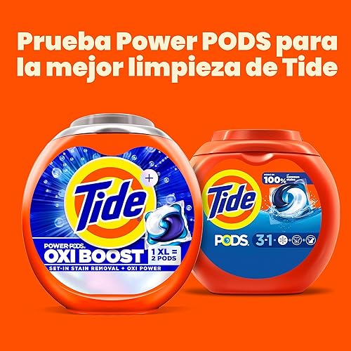 Miniatura 11 de Tide PODS - Cápsulas de detergente líquido para lavandería, compatible con lavadoras de alta eficiencia, 76 unidades, limpieza potente 3 en 1 en un