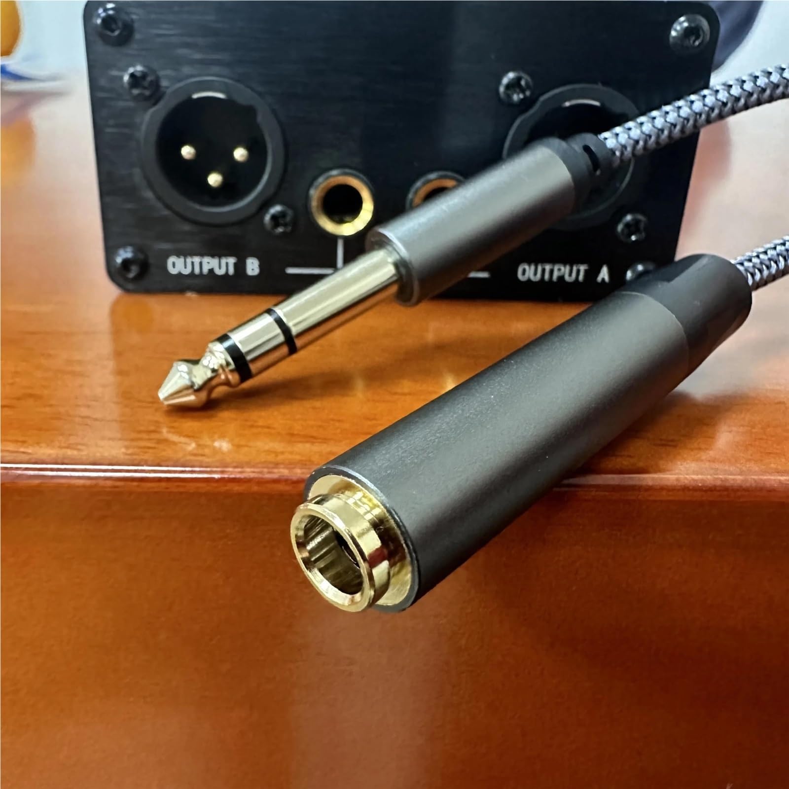 Kabel Do Gitary Przedłużacz Męski Na Żeński 6,35 Mm Do Gitary/basu Trwały | Ten kabel jest wszechstronny i nadaje się do szerokiej gamy sprzętu muzycznego.(5m)