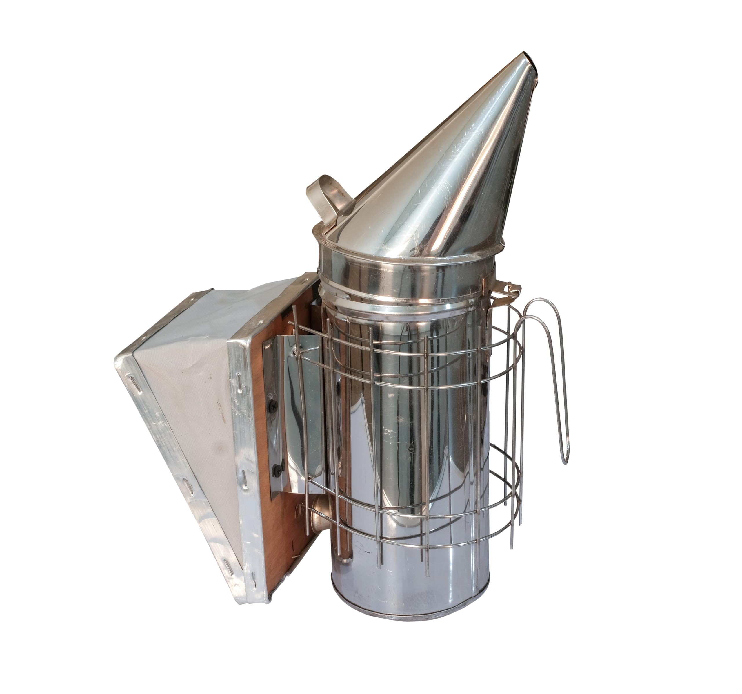 ANP BEE Honey Bee Smoker for Beekeeping I Made with Stainless Steel I Essential Tool for Beekeepers I Helps in Calming The Bees I Helps Protect The Beekeeper from Stings (PO1)