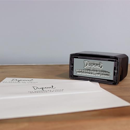 Miniatura 4 de DuPont - Sello de dirección de retorno personalizado, autoentintado