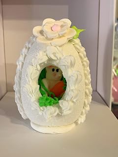 Easter Eggs with Scene Easter Colors