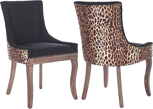 Miniatura 34 de Juego de 6 sillas de comedor, silla de cocina y comedor, sillas de comedor tapizadas en tela, sillas de comedor de madera, sillas de comedor, ribete