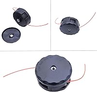 Vista 7 de 3 piezas 3-3/4 pulgadas cabeza de recortadora universal para Echo Weed Speed Feed 400 SRM140 SRM200 SRM202 SRM210 PAS210 PAS211 PAS225 Shindaiwa 22T