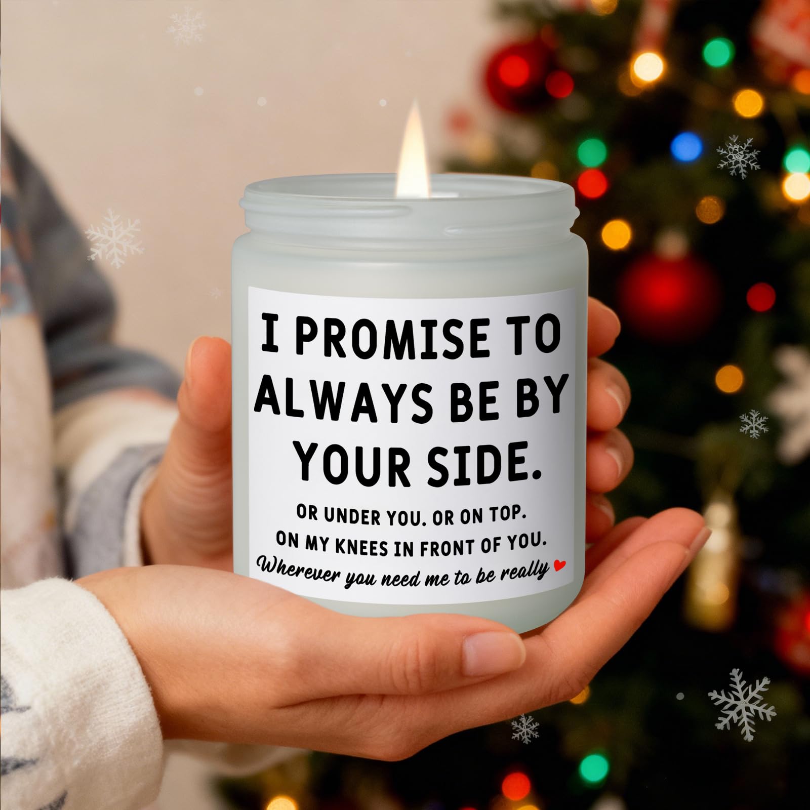 Cadeaux pour lui, cadeaux de Noël amusants pour petit ami, mari, homme, idée de cadeau d'anniversaire « I Love You » - Idée cadeau romantique pour Noël - Cadeau unique pour homme - Bougie vanille