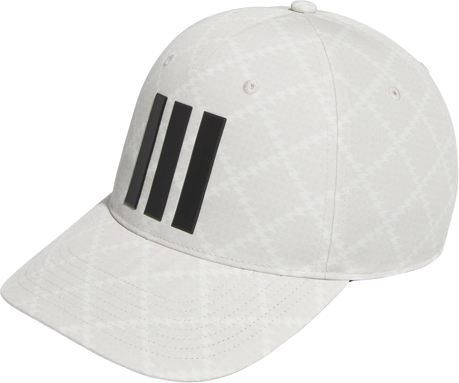 adidas Men's 3-Stripes Tour Houndstooth Print Golf Hat
