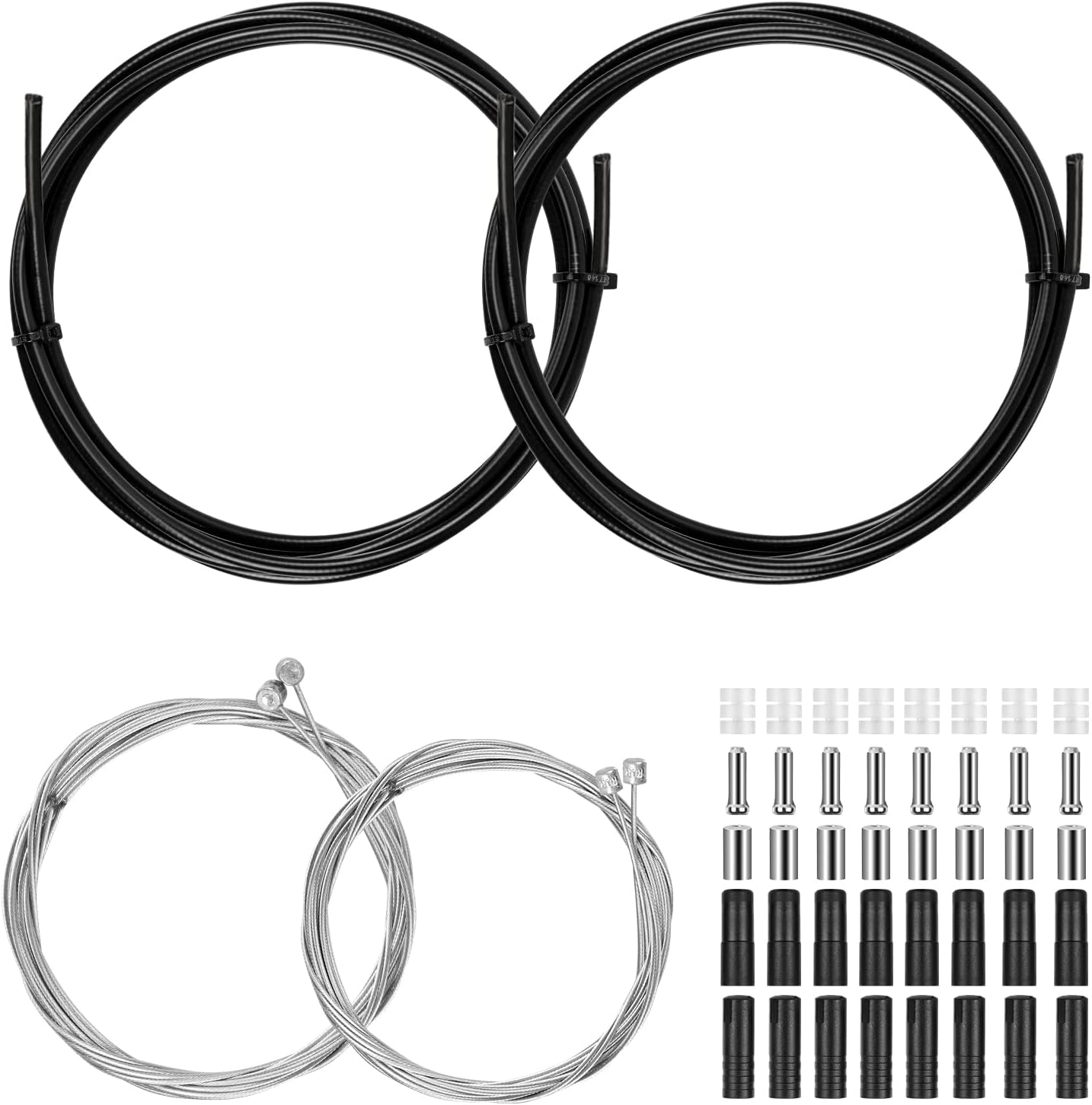 FANNAS 2 Sets Bowdenzüge - Universal Brems- & Schaltzüge Für Fahrrad