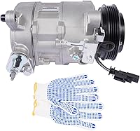 TEKKOAUTO A/C Compressor Replacement for Cadillac Escalade, Chevy Silverado 1500/2500, Tahoe, GMC Sierra/Yukon 2014-2020 4.3L 5.3L 6.2L - CO29134C