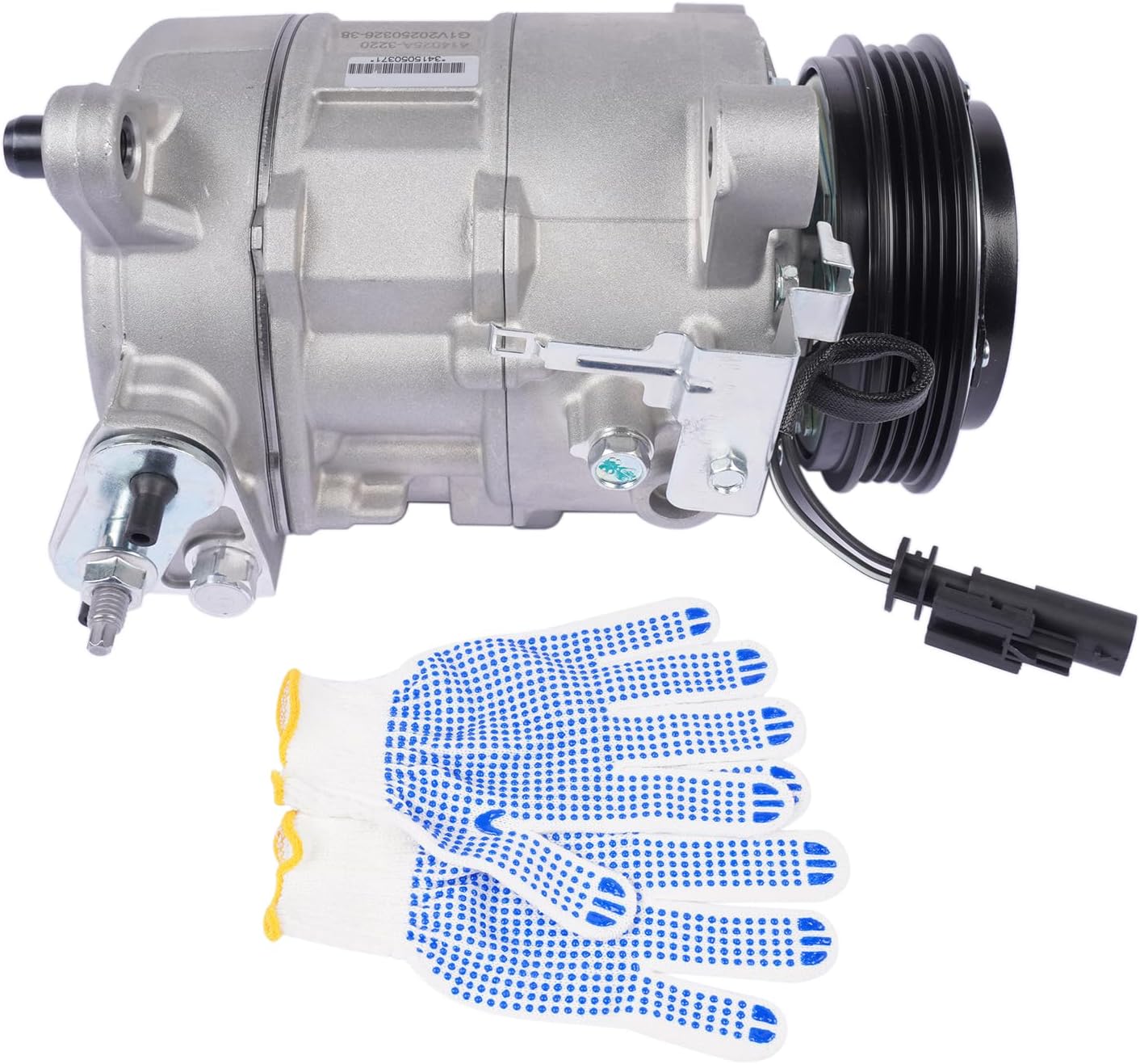 22986660 A/C AC Compressor Replacement for Chevy Silverado, GMC Sierra 1500 2014-18, Silverado 2500 14-17, Suburban Tahoe GMC Yukon XL 2015-2020# 197333 197381 20936344