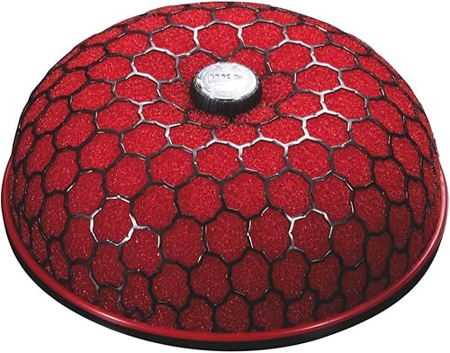 HKS 70019-AK109 Filtro recargado de flujo súper potencia (ensamblaje SPF 150-80 húmedo 2 filas (rojo), 1 paquete