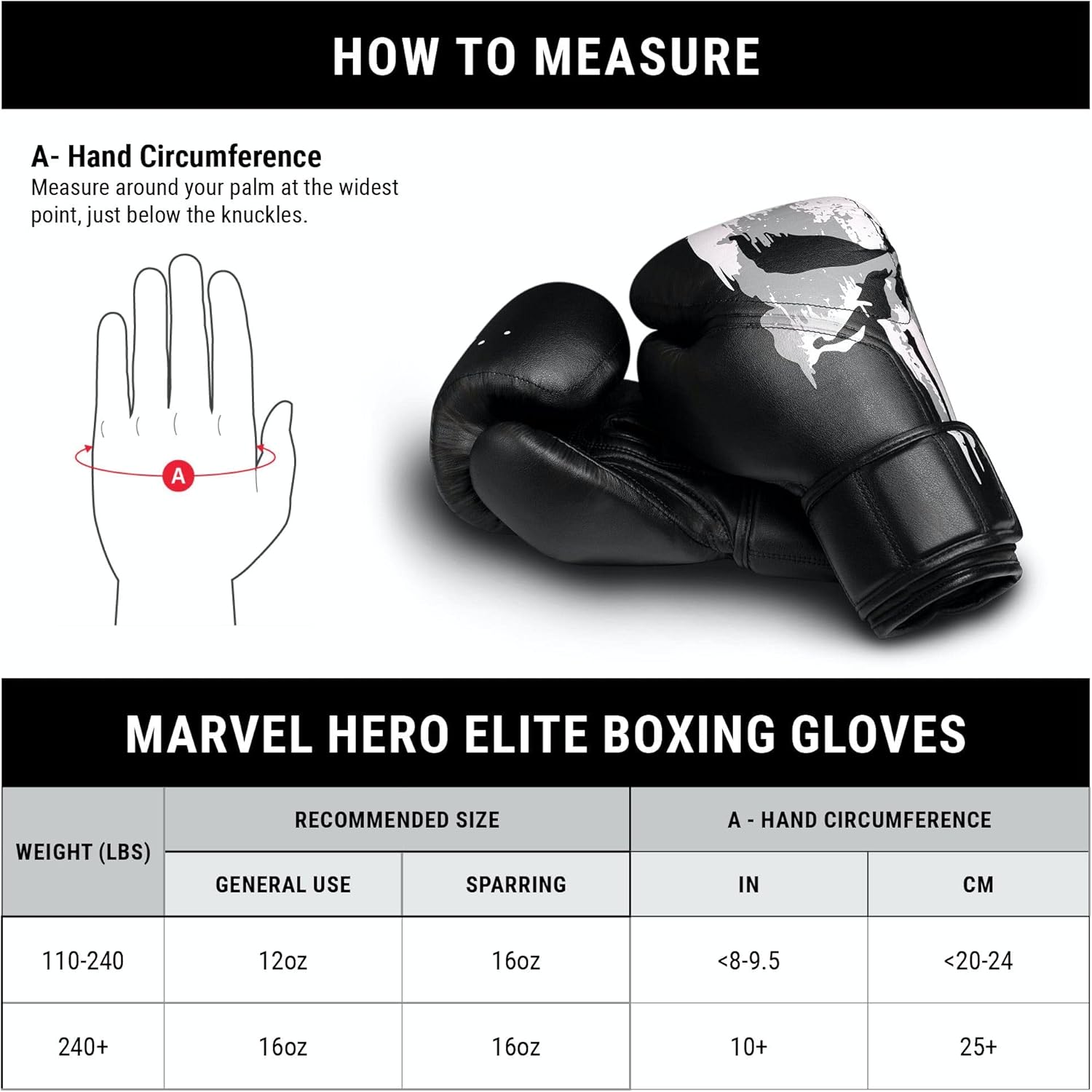 Hayabusa Marvel Hero Elite Boxing Gloves for Men and Women : Sports & Outdoors