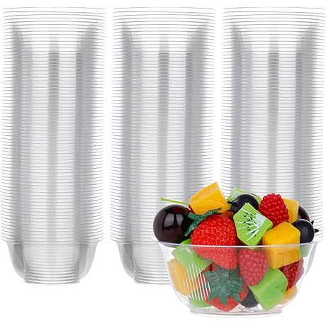 100 Pack Disposable Dessert Bowls - The Epitome of Convenience and Style