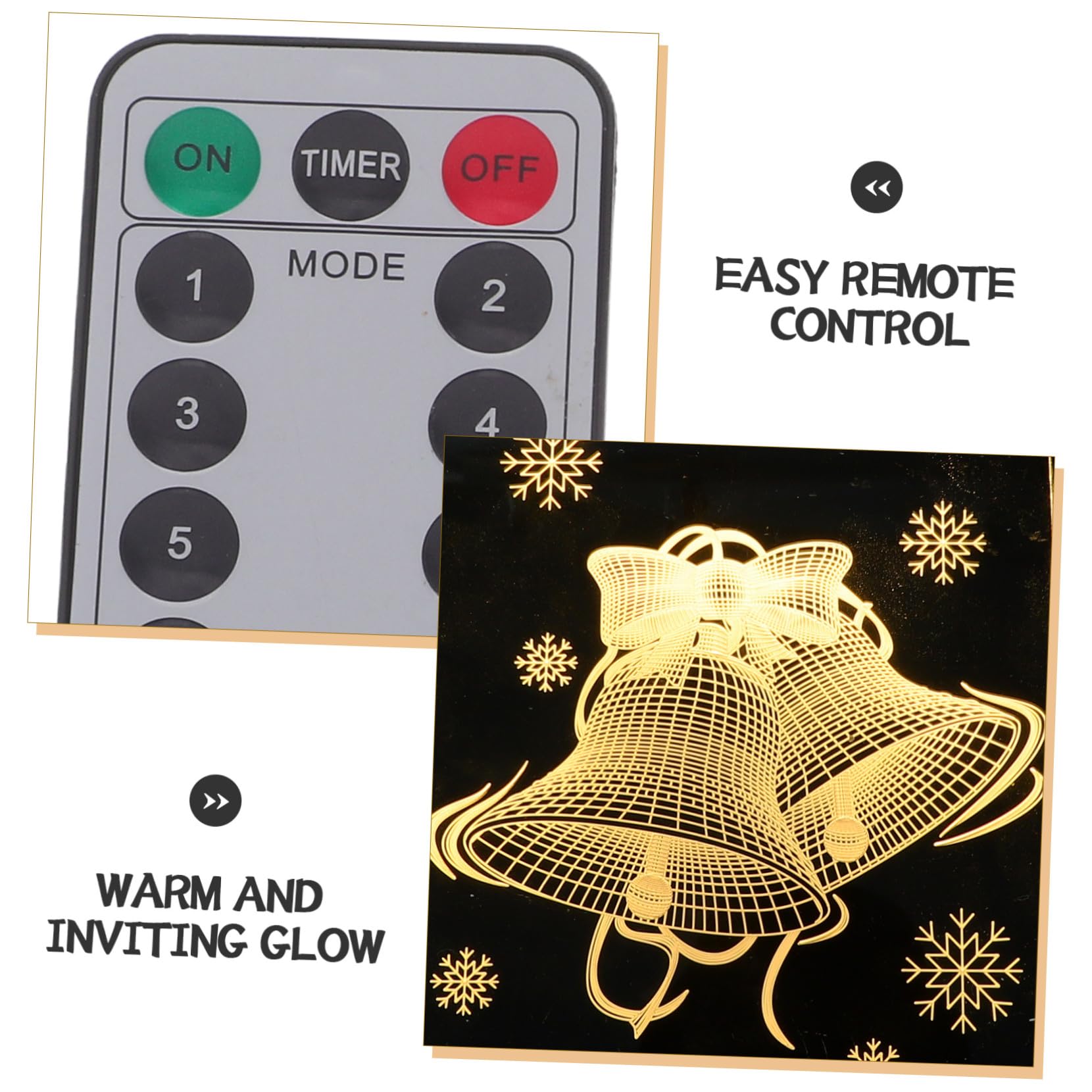 Rideau Lumineux LED Flocons et Bonhomme de Guirlande Rideau de Fenêtre avec Télécommande Lumière Chaude pour Décoration Intérieure de Noël Ambiance Festive pour Vitrines et