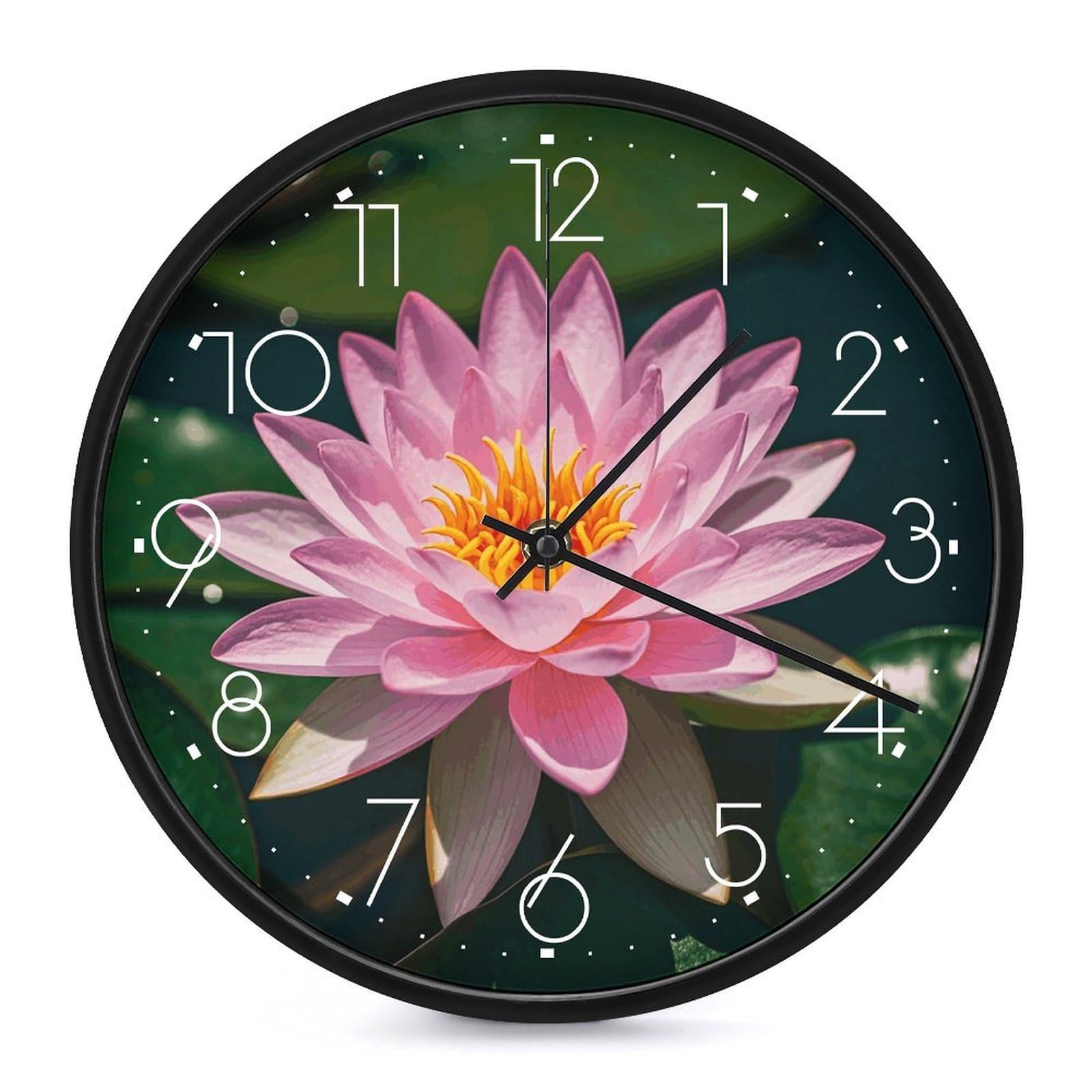 Horloge murale nénuphar vintage pour sublimer votre salon cosy