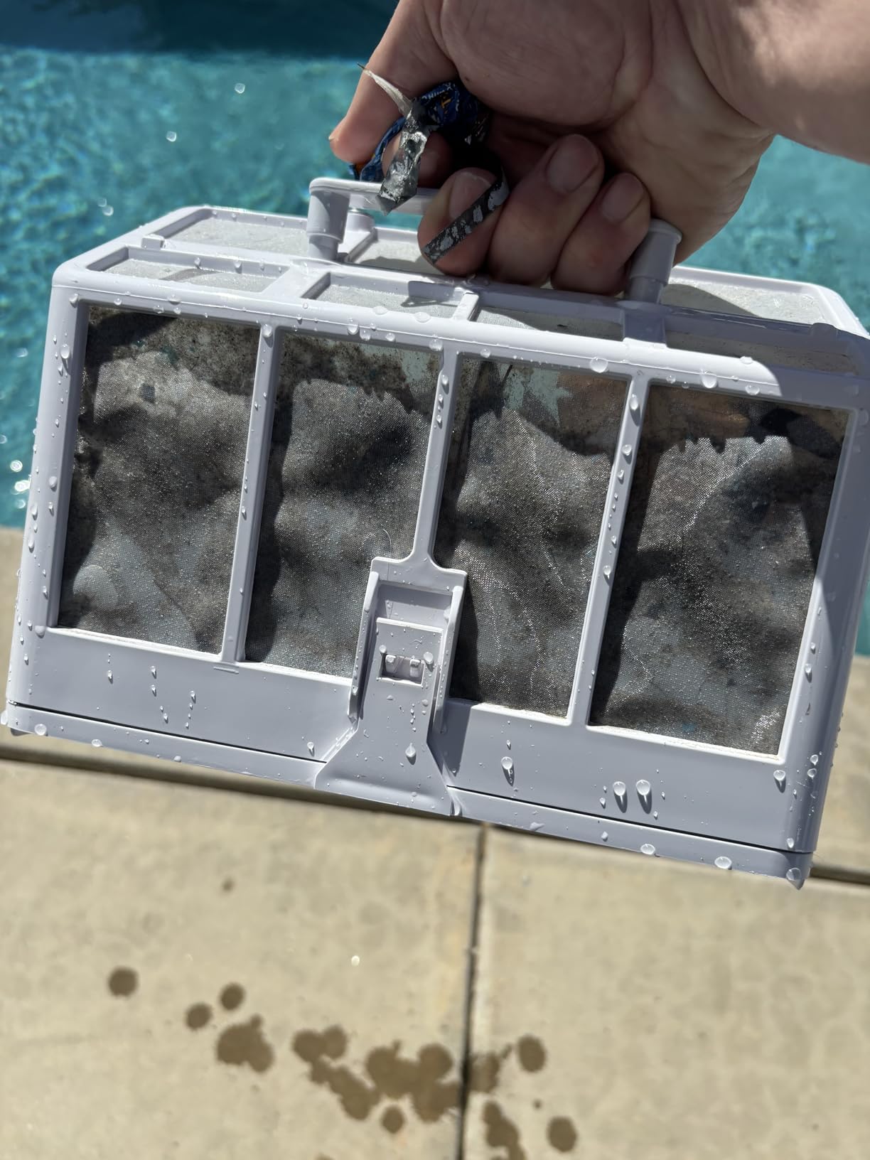 WYBOT C1 180 micron filter for leaf debris