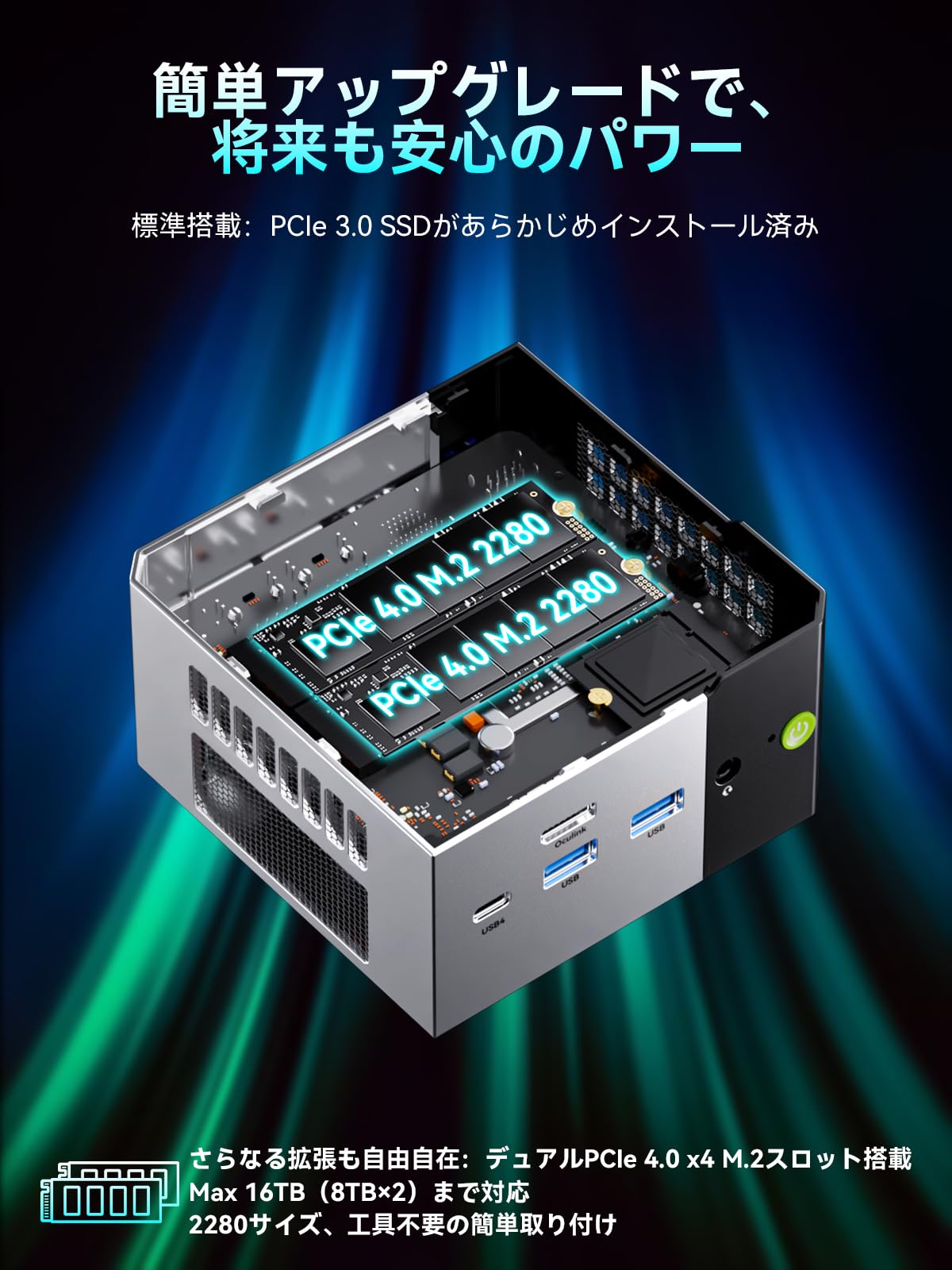 Amazon.co.jp: GMKtec ミニPC M8 AMD Ryzen 5 PRO 6650H 【Ryzen 7