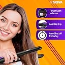 Nova Pro Shine NHS 842 Hair Straightener (Purple) gallery image