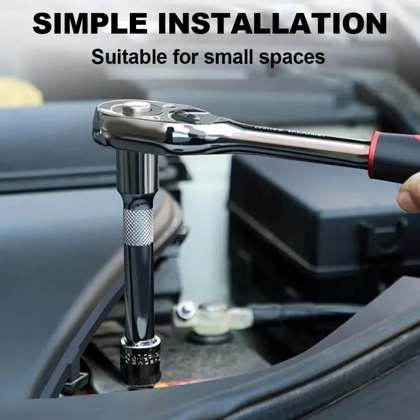 Maletín herramientas multiusos 46 Unids/set Herramientas Reparación Automóviles Llave Dinamométrica Trinquete Llave Inglesa Destornillador Multifuncional Para Combo Kits Coches