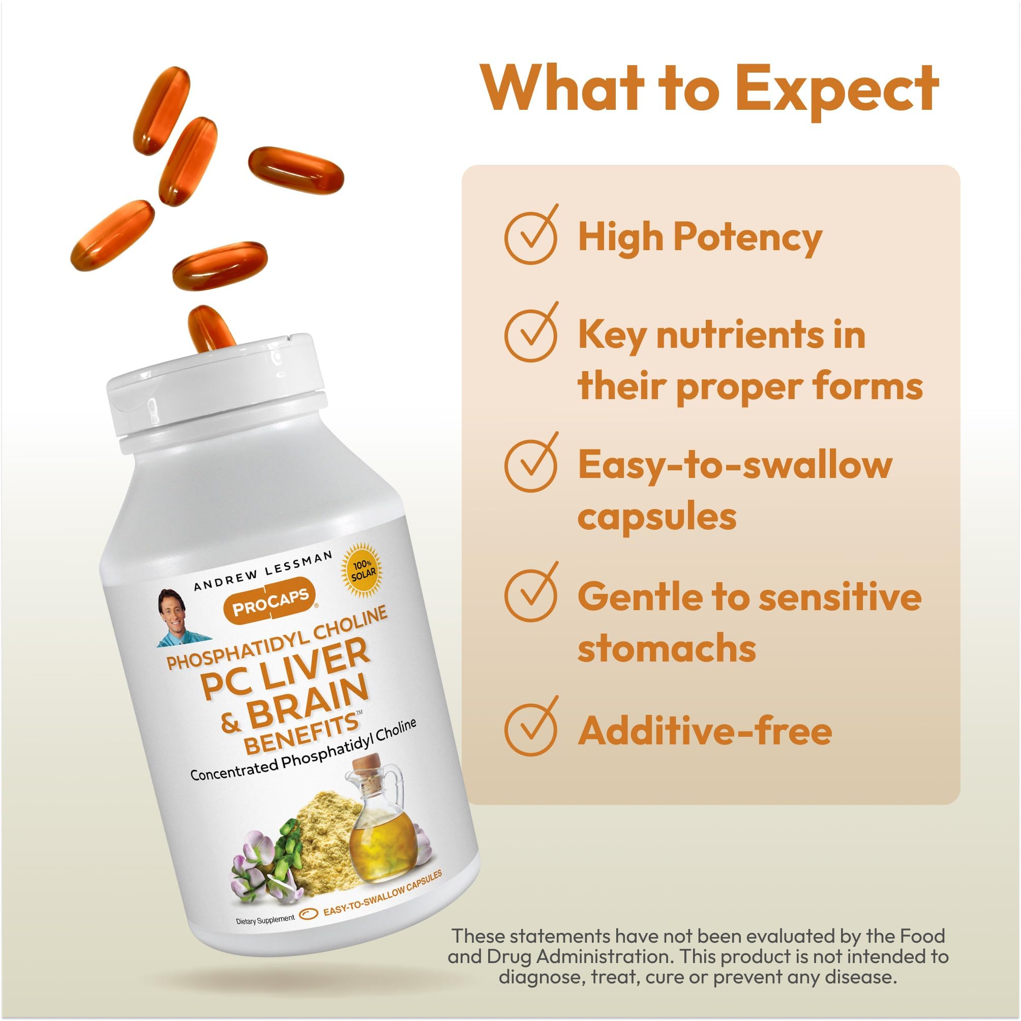 Andrew Lessman ProCaps PC Liver & Brain Benefits 360 Softgels — Amazon image 4