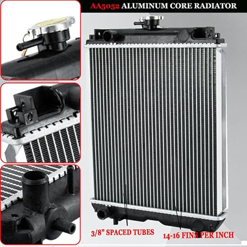 Miniatura 2 de OE # 6C040-58522 Reemplazo del radiador de aluminio para Kubota Tractor B1700 B2100 B2400 6C040-58520 H6C00-58500, radiador de tractor de