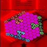 CHESSE 3 PLAYERS HEXAGON BOARD A4