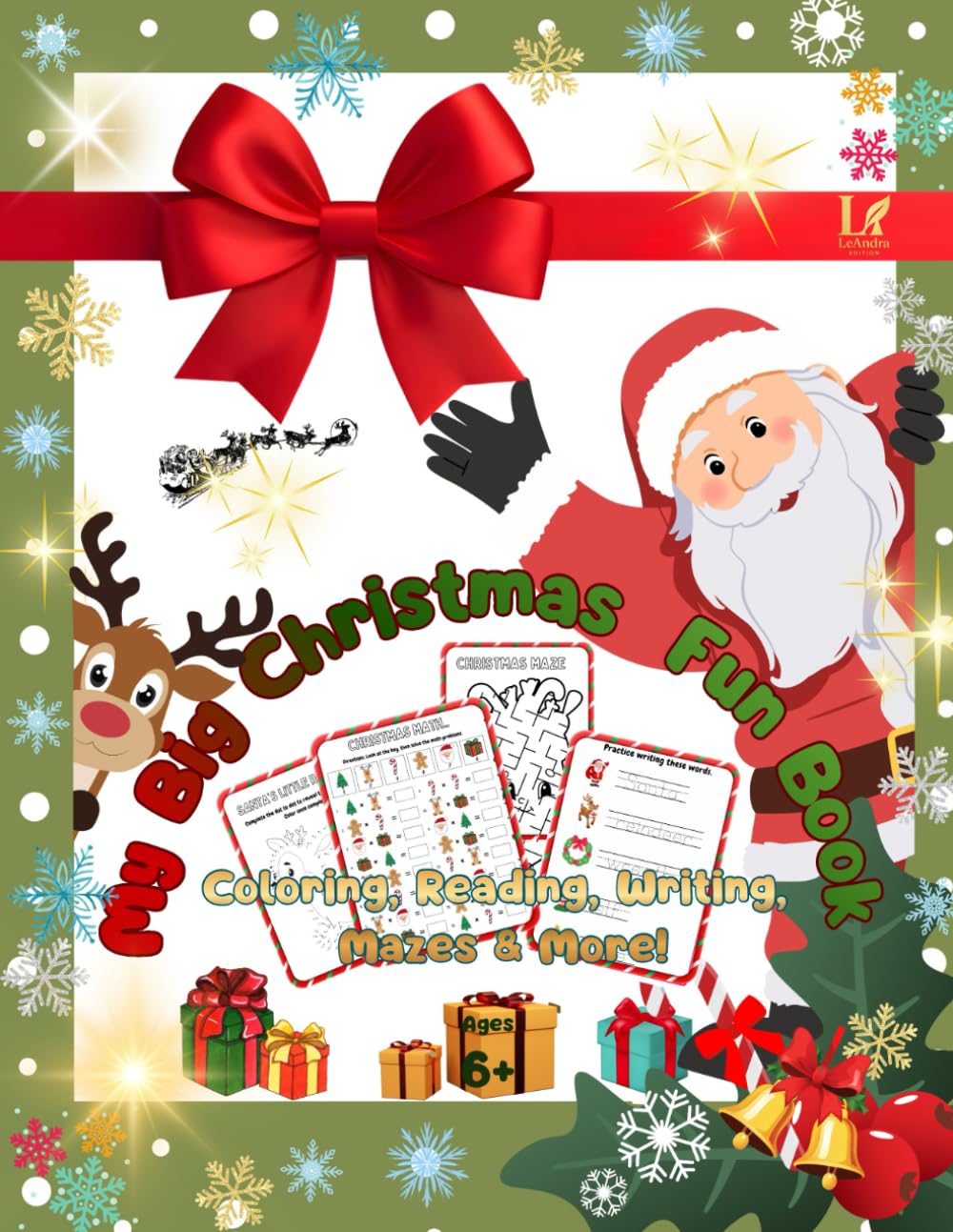 My Big Christmas Fun Book: Coloring, Reading, Writing, Mazes & More!