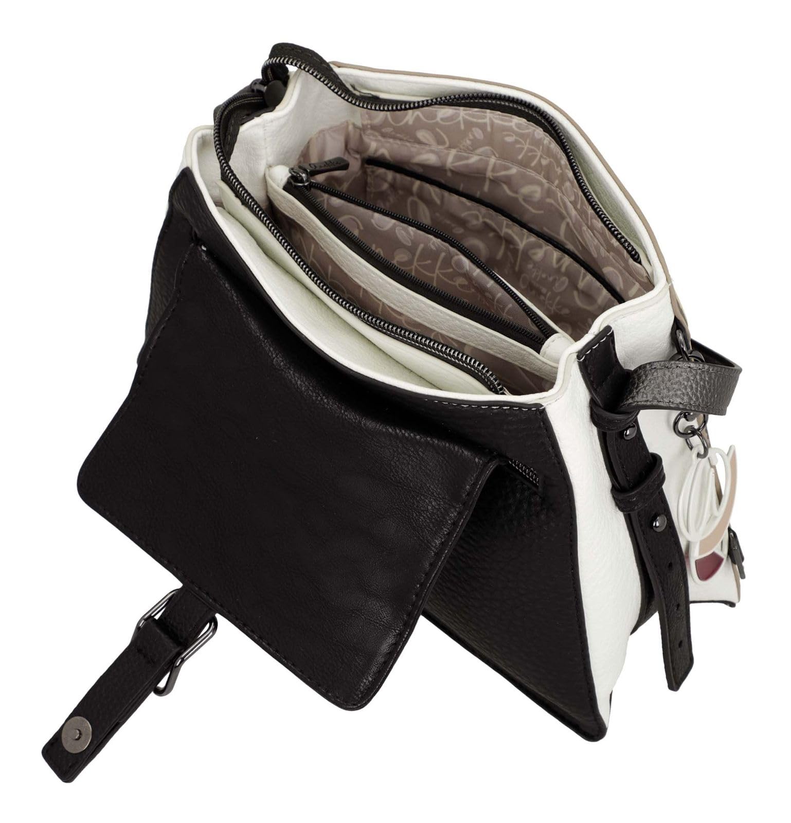 Bandolera mujer Anekke Eikon 42753-560 con solapa y cremallera - Mujer