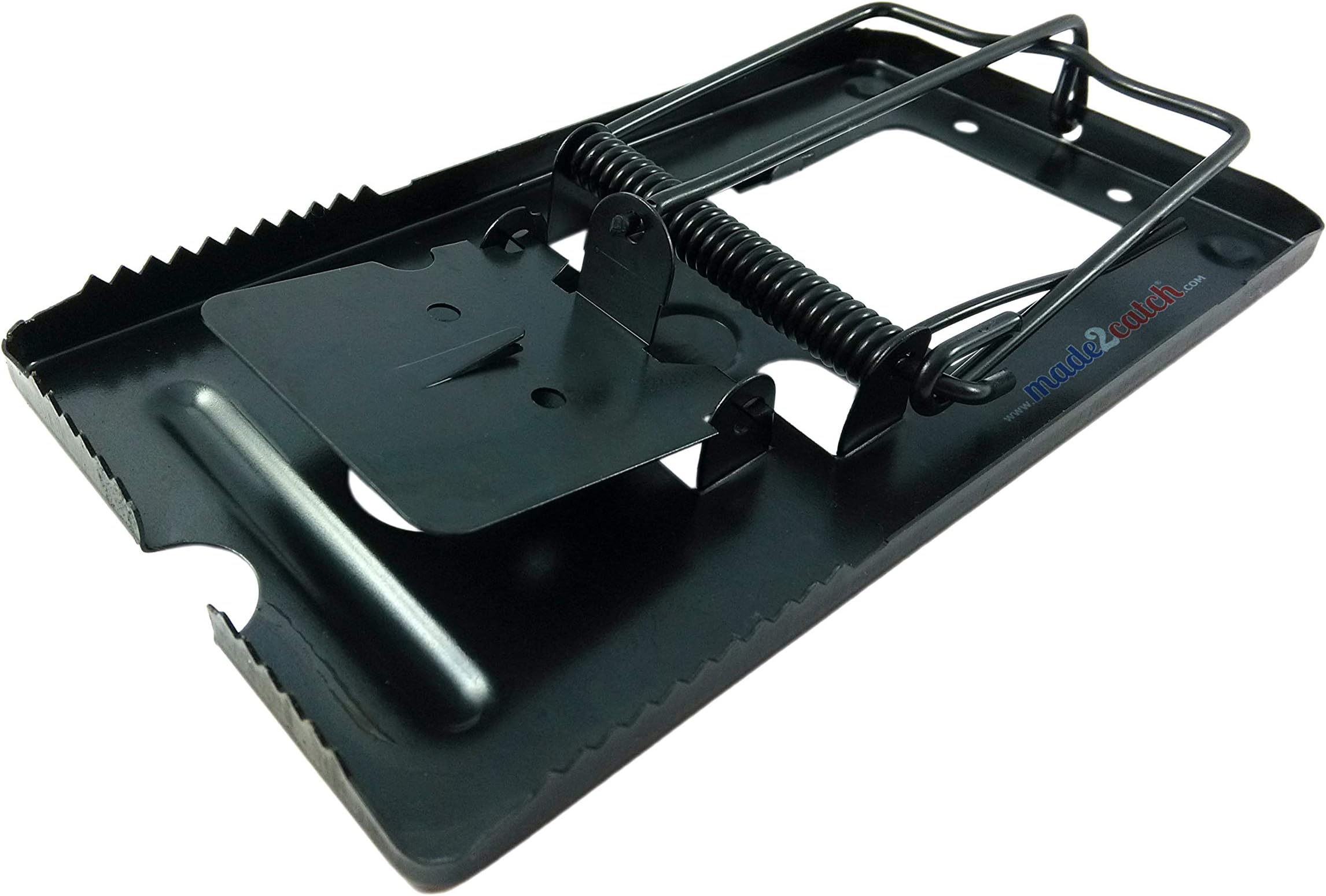 Pack of 4 Classic Metal Rat Traps Fully Burnished - Powerful Snap Trap for Rats, Chipmunks, Humane, Durable, Reusable and Effective