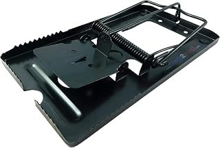 Pack of 2 made2catch Classic Metal Rat Traps Fully Burnished - Effective Snap Traps That Work, Durable, Humane and Reusable