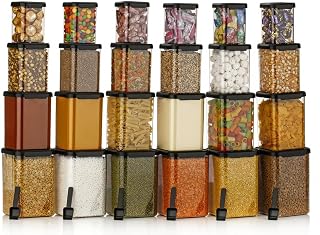 flymore Plastic 1400Ml Airtight Containers Set For Kitchen Storage And Containers Box For Pantry Organization And Containe Price In India