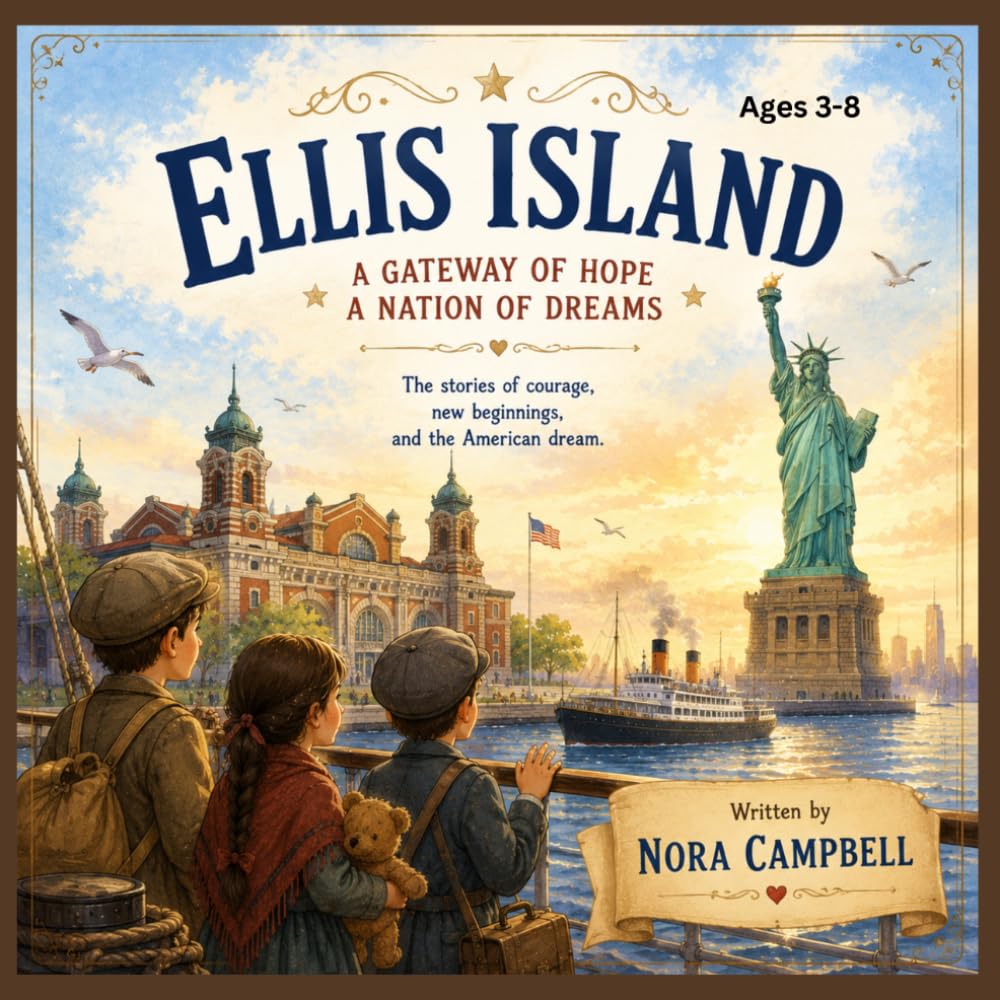 Ellis Island: A Gateway of Hope, A Nation of Dreams: Heartwarming journey through American history| Ages 3-8