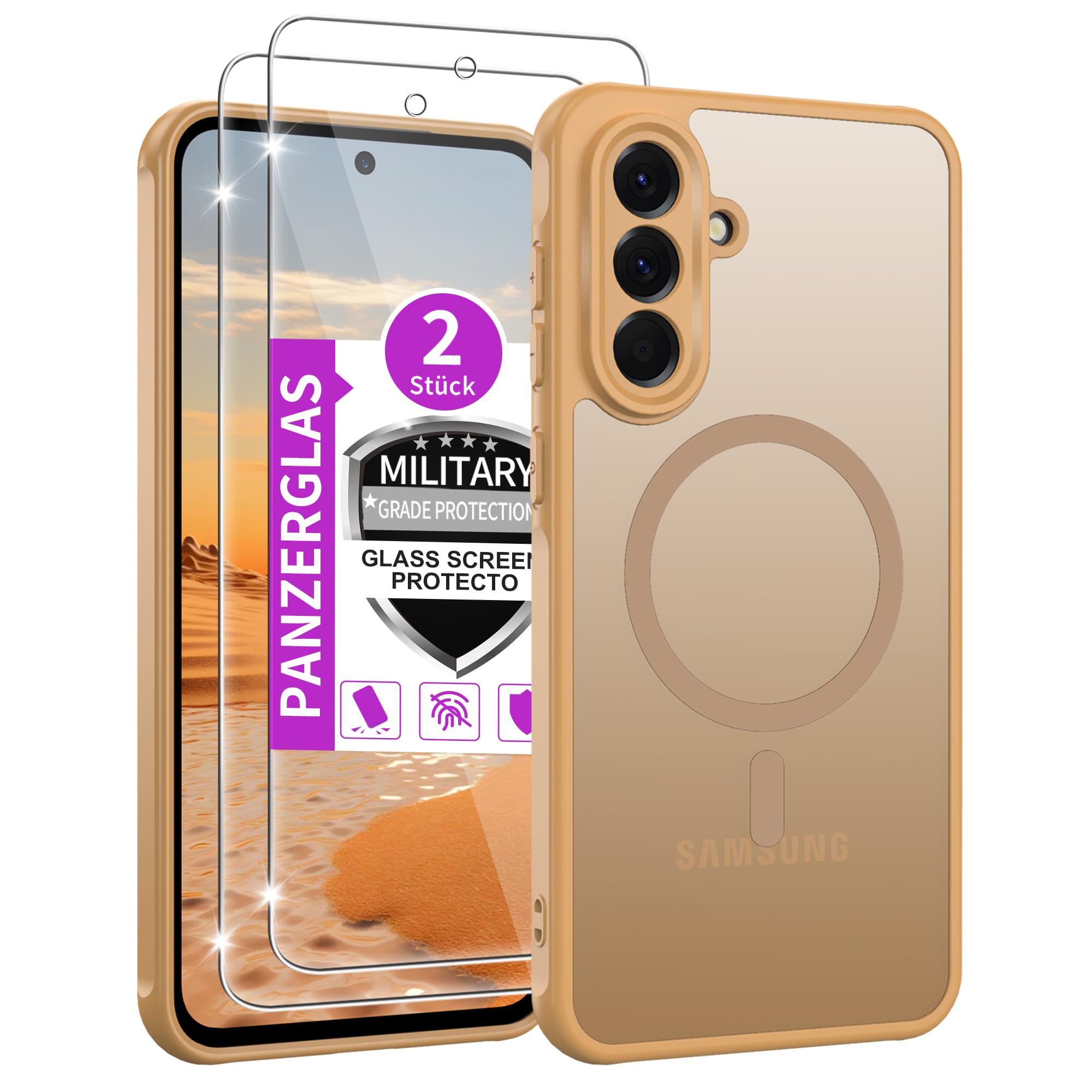 Jshru für Samsung Galaxy A15/A16/A56 5G/A17 /A26/A36/A37/A57 Hülle