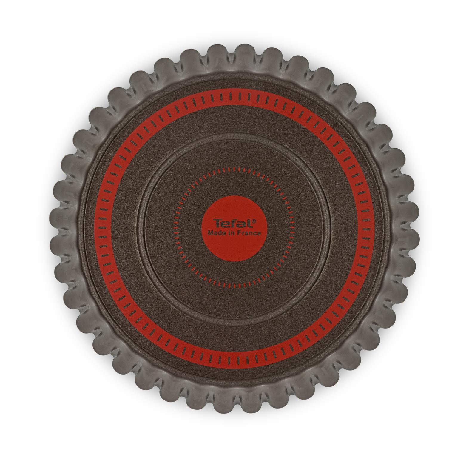 Tefal Perfectbake Marron Set 5 Moules Tarte 30 cm Manqué 24 cm Cake 28 cm Quatre Quarts 26 cm Plaque Pâtisserie 38 x 28 cm Moule à Gâteau Antiadhésif Aluminium 100% Recyclé Démoulage Facile YY4220FA