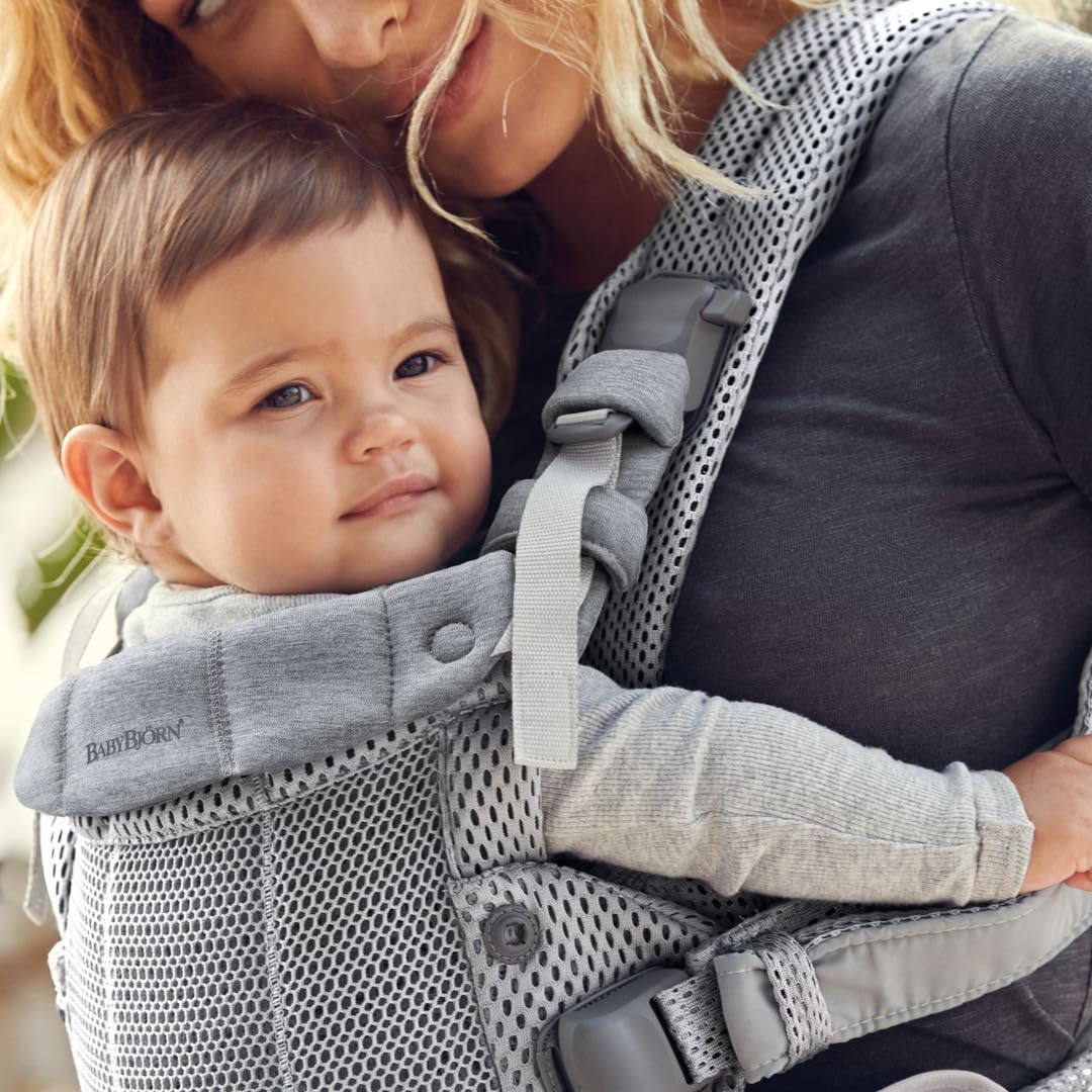 BABYBJÖRN Porte-bébé Harmony 3D Mesh Argent