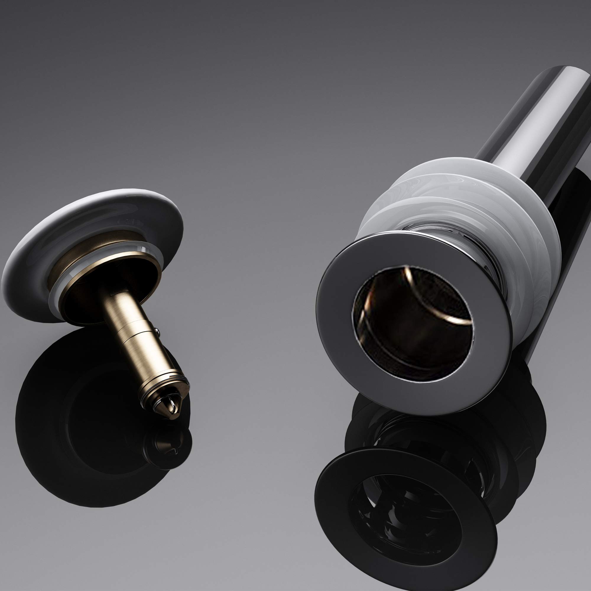 doporro Bonde de Lavabo et Vasque Système de Vidage Pop Up Clic Clac