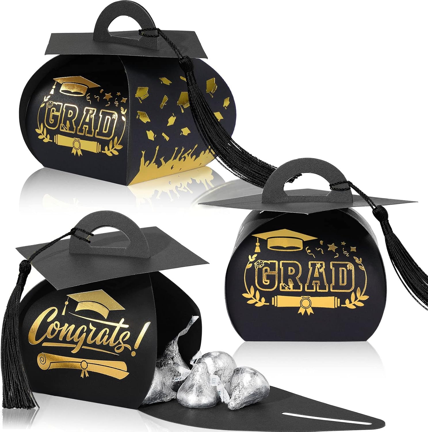 30 Pcs Graduation Cap Gift Box Graduation Party Favors