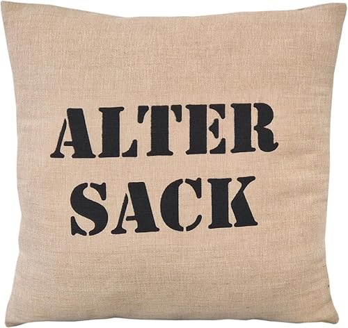 ORGANZABEUTEL24 1 Kissenbezug Alter Sack, Geburtstag, Jubiläum (40x40 cm)
