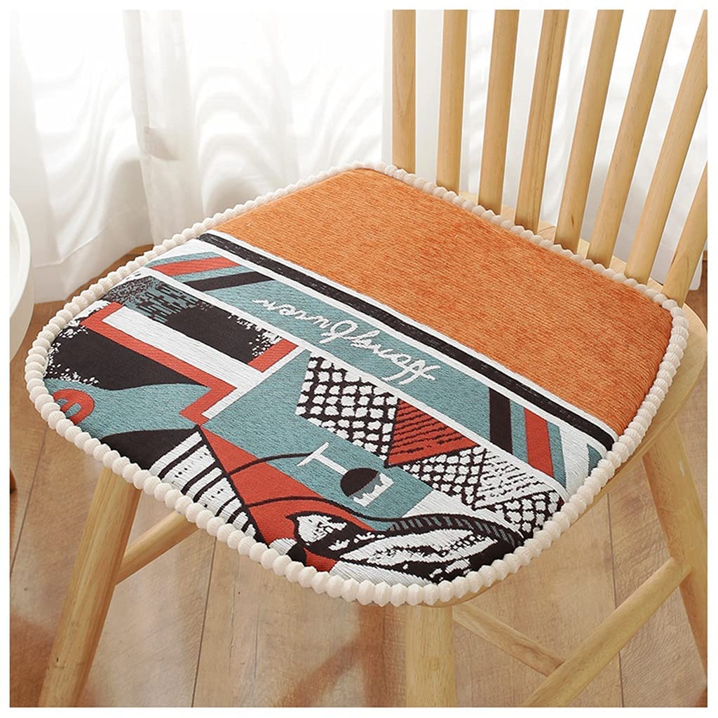 Coussins de siège antidérapants pour chaise de cuisine en bois et métal intérieur