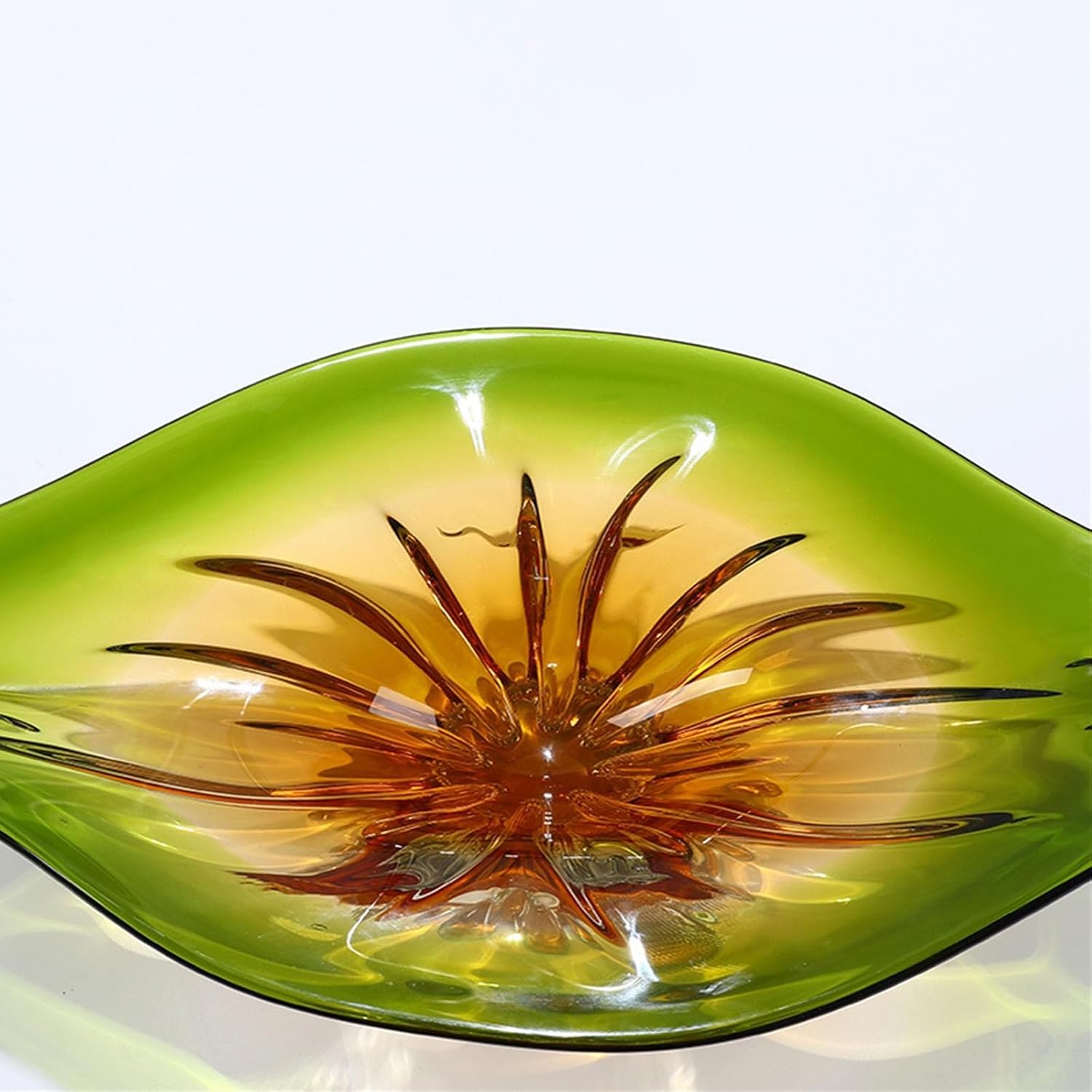 Fruit Bowls Fruit Bowl, Transparent Glass Fruit Plate, Decorative Fruit Basket for Kitchen Counter, Table Countertop, Home Decor Decorative Fruit Bowl